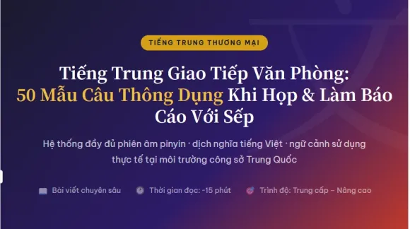 Tôi muốn học tiếng Trung để đi du lịch, trung tâm có khóa học phù hợp không?